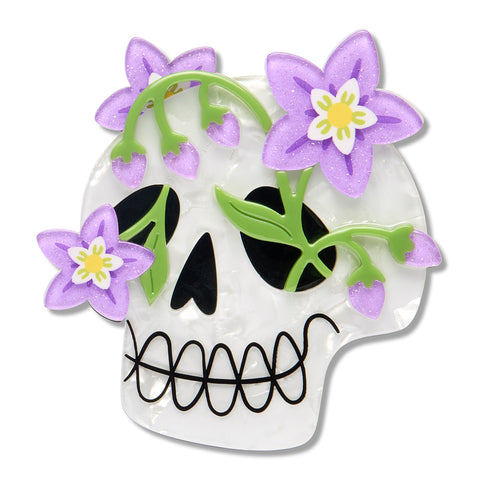 Erstwilder Shade of Night Skull Brooch ~2026 Midnight Mischief Collection~