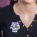 Erstwilder Shade of Night Skull Brooch ~2026 Midnight Mischief Collection~