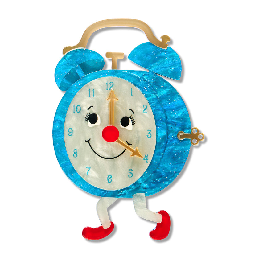 Erstwilder x Fleur Harris Silky's Clock Brooch ~ The Magic Faraway Tree 2026 Collection ~