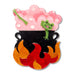 Erstwilder Spookin' Spa Day Brooch ~2026 Midnight Mischief Collection~