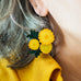 Erstwilder x Royal Botanic Gardens Victoria Sunshine Wattle Flower Drop Earrings ~2026 Collection~