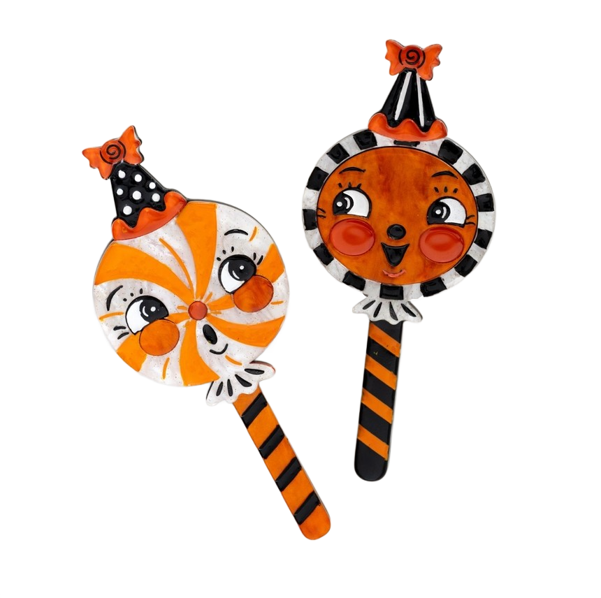 Johanna Parker x Lipstick & Chrome Sweet Treats Halloween Brooches Set of Two