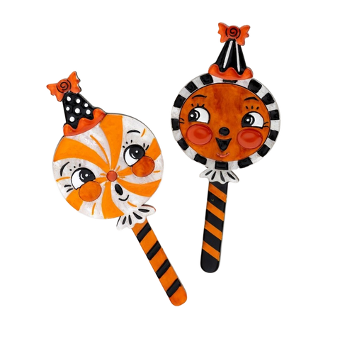 Johanna Parker x Lipstick & Chrome Sweet Treats Halloween Brooches Set of Two