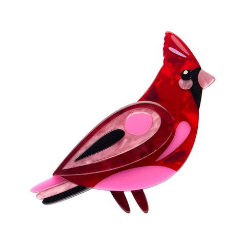 Erstwilder x Pete Cromer The Notable Northern Cardinal Brooch ~North America Collection~