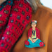 Erstwilder "The One Frida" Frida Kahlo Brooch with Gift Box ~Designed in Melbourne~