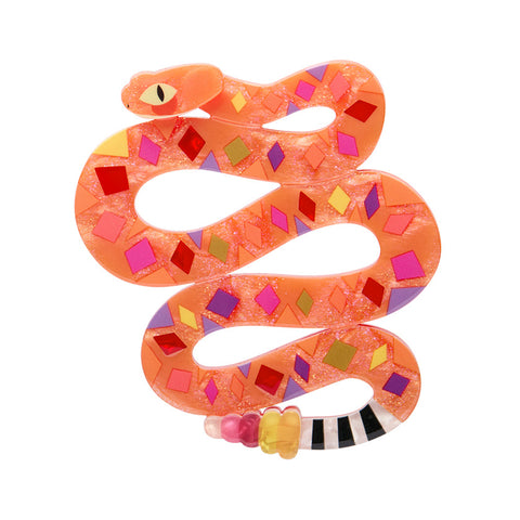 Erstwilder x Pete Cromer The Rowdy Rattlesnake Brooch ~North America Collection~