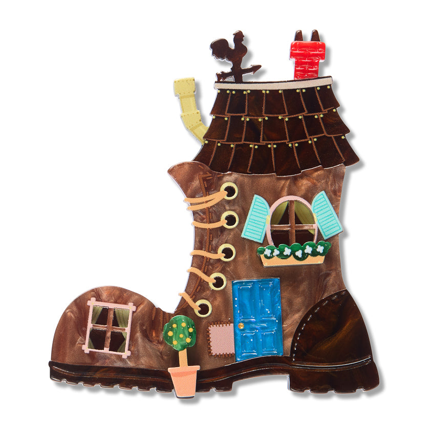 Erstwilder x Fleur Harris Shoe House Brooch ~ The Magic Faraway Tree 2026 Collection ~