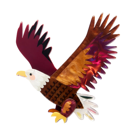 Erstwilder x Pete Cromer The Bold Bald Eagle Brooch ~North America Collection~