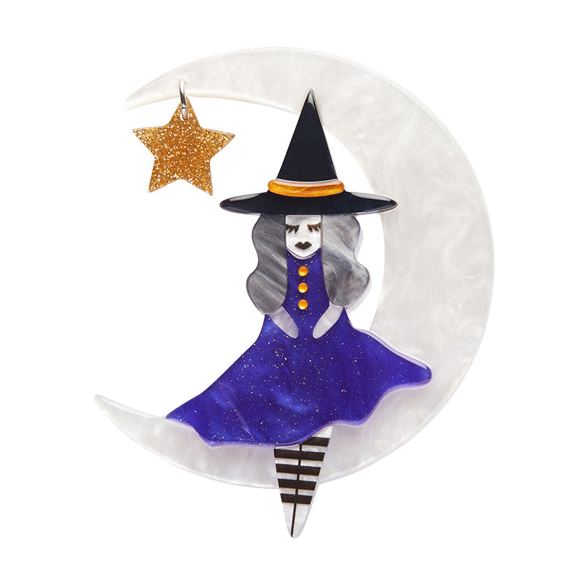 Erstwilder The Witching Hour Halloween Brooch Designed in Australia