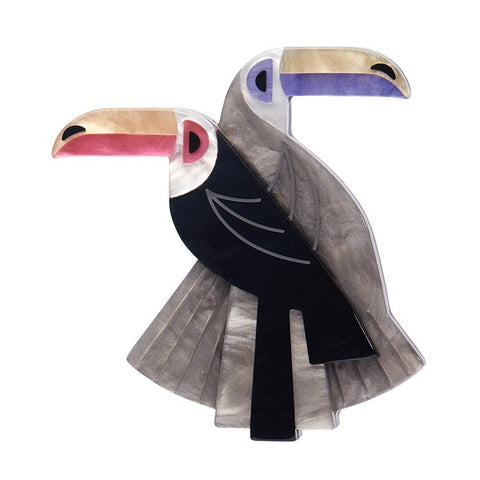 Erstwilder "Toucan Tango" Bird Brooch with Gift Box ~Designed in Melbourne~