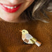 Erstwilder x Jocelyn Proust Treasured Tauhou Bird Brooch with Gift Box