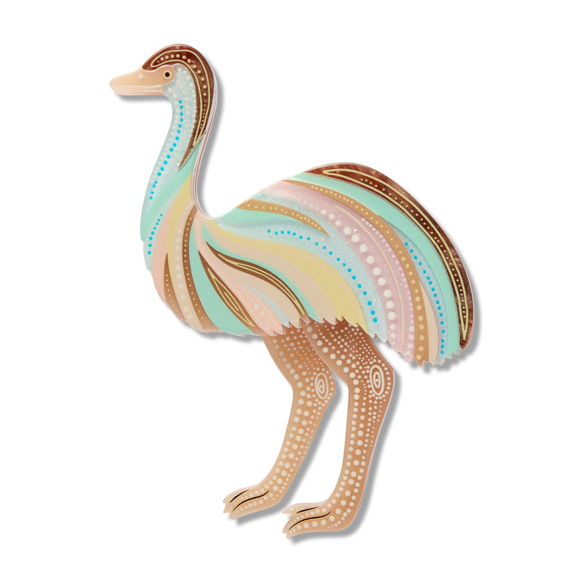 Erstwilder x Brooke Sutton Utingat Ritjinguthinha Emu Brooch ~ 2026 Collection ~