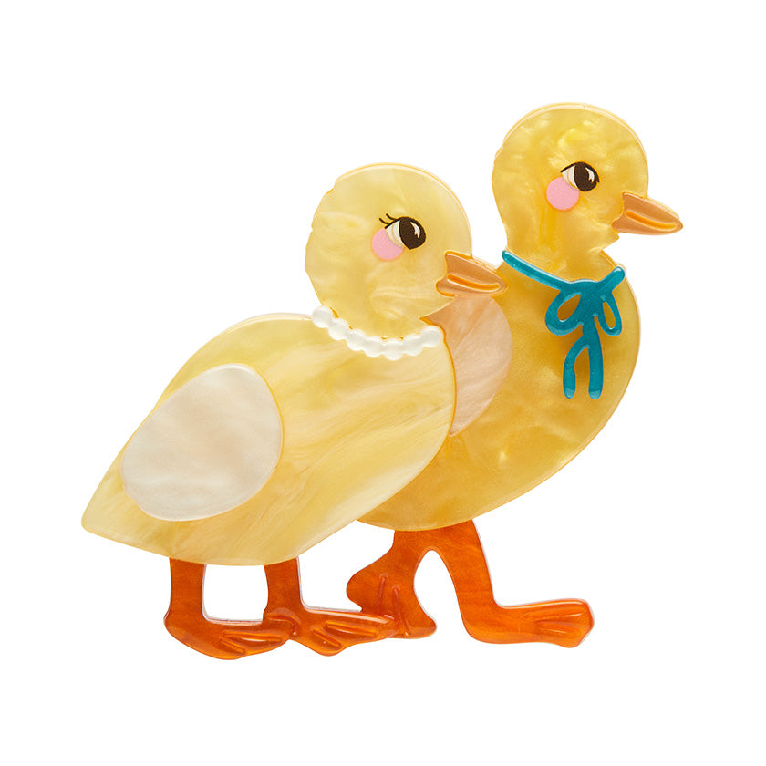 Erstwilder x Fleur Harris Well-Dressed Ducklings Brooch Designed in Melbourne