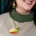 Erstwilder x Fleur Harris Well-Dressed Ducklings Brooch Designed in Melbourne