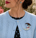 Johanna Parker x Lipstick & Chrome Witchy Crescent Moonhilda Brooch