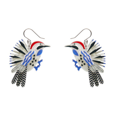 Erstwilder x Jocelyn Proust Wondrous Woodpecker Bird Pierced Earrings with Gift Box