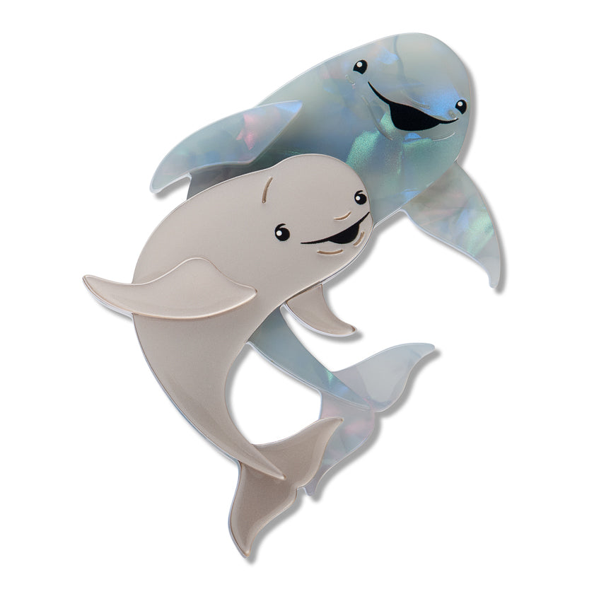 Erstwilder Yangtze Finless Porpoises Brooch ~ 2026 The Rarest Kind Collection ~