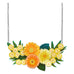 Erstwilder "Yellow Efflorescence" Daisy and Wattle Floral Necklace with Gift Box