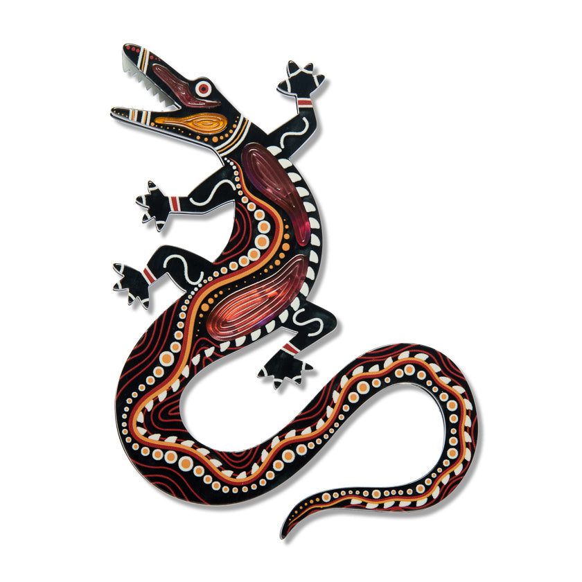 Erstwilder x Brooke Sutton Yurtu Yurtu Crocodile Large Brooch ~ 2026 Collection ~