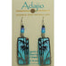 Adajio Tropical Bamboo Pierced Earrings ~Made in Colorado~ - Belle Fleur Boutique