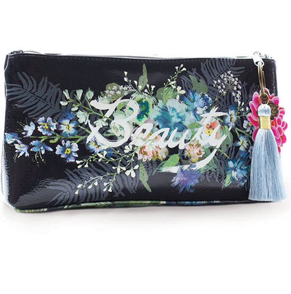 PAPAYA! Art Beauty Bouquet Accessory Pouch Clutch Makeup Bag (10 x 5) -  Belle Fleur Boutique