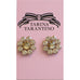 Tarina Tarantino Classic Flower Post Earrings (Bellini) - Belle Fleur Boutique
