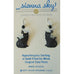 Sienna Sky Black Kitty Cat Pierced Earrings ~Made in Colorado~ - Belle Fleur Boutique