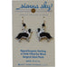 Sienna Sky Border Collie "Scout" Pierced Earrings ~Made in Colorado~ - Belle Fleur Boutique