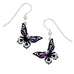 Sienna Sky Olivia's Butterfly Pierced Earrings (Violet, Black, & White) - Belle Fleur Boutique