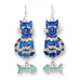 Zarah Zarlite Calypso Cat-Fish Pierced Earrings - Belle Fleur Boutique