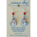 Sienna Sky Christmas Cat Pierced Earrings - Belle Fleur Boutique