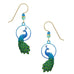 Sienna Sky Enchanted Peacock Pierced Earrings - Belle Fleur Boutique