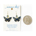 Sienna Sky Fantasy Butterfly Blue & Green Pierced Earrings ~Made in Colorado~ - Belle Fleur Boutique