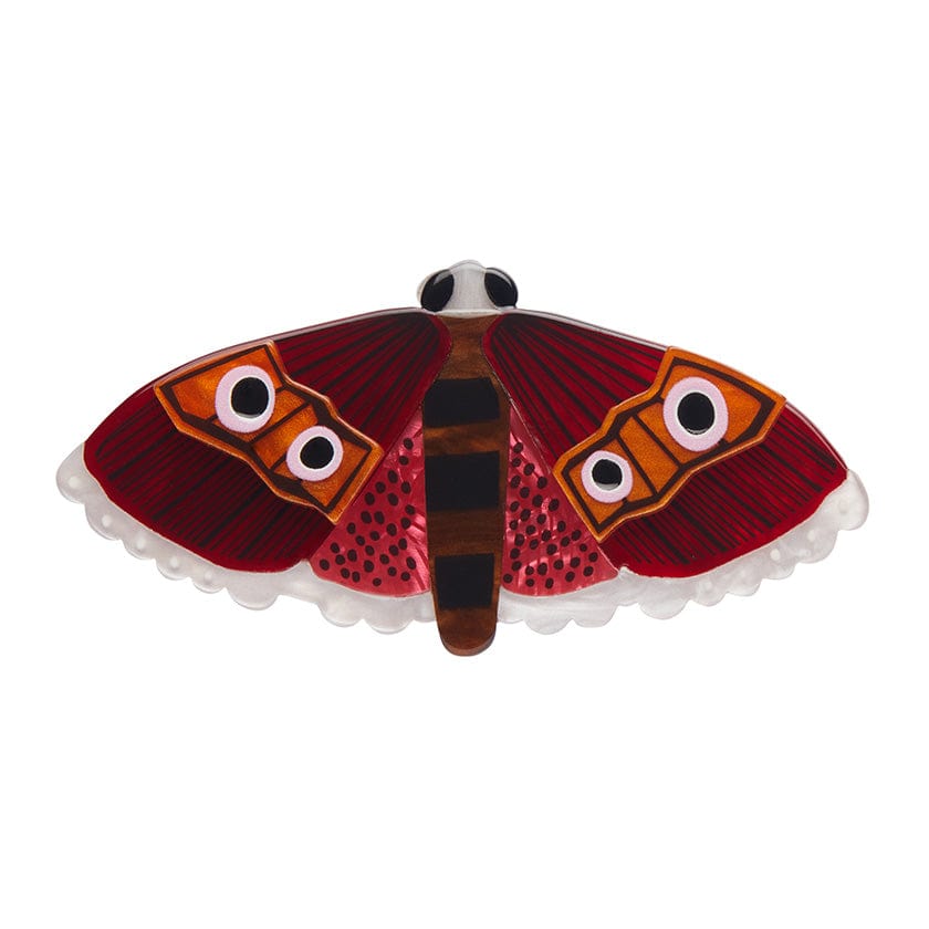 Erstwilder "Fluttering Bogong" Moth Brooch with Gift Box