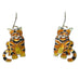 Zarah Zarlite Golden Tabby Cat Pierced Earrings - Belle Fleur Boutique