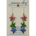Sienna Sky Hummingbirds Three-Tier Pastel-Tone Pierced Earrings ~Made in Colorado~ - Belle Fleur Boutique