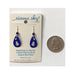 Sienna Sky Luna Kitty Cat Watching the Moon Pierced Earrings - Belle Fleur Boutique