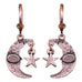 Kirks Folly Moon Shadow & Star Leverback Earrings (Coppertone) - Belle Fleur Boutique