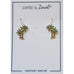Zarah Palm Island Palm Tree Pierced Earrings - Belle Fleur Boutique