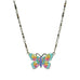 Anne Koplik Pastel Butterfly Necklace - Belle Fleur Boutique