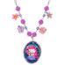 Tarina Tarantino Pink Head Heritage Flower Charm Necklace (Purple) - Belle Fleur Boutique
