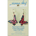 Sienna Sky Pink and Blue Fantasy Butterfly Pierced Earrings - Belle Fleur Boutique