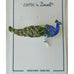 Zarah Proud Peacock Multi-Color Enameled Pin - Belle Fleur Boutique