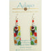 Adajio Multi-Color Fall Leaves Rectangular Pierced Earrings - Belle Fleur Boutique