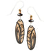Adajio Reeds & Grasses Sandstone Brown Oval Pierced Earrings ~Made in Colorado~ - Belle Fleur Boutique