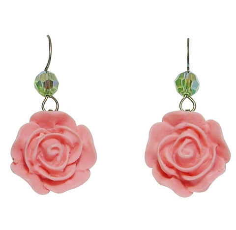 Tarina Tarantino Parade "Rosemount" Floral Drop Earrings - Belle Fleur Boutique