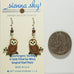 Sienna Sky Snowy Owl on a Branch Pierced Earrings - Belle Fleur Boutique