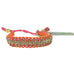 Rose Gonzales "Vanessa" Sorbet Collection Woven Bracelet in Orange and Fuchsia - Belle Fleur Boutique