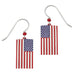 Sienna Sky Stars & Stripes Patriotic Flag Pierced Earrings ~Made in Colorado~ - Belle Fleur Boutique
