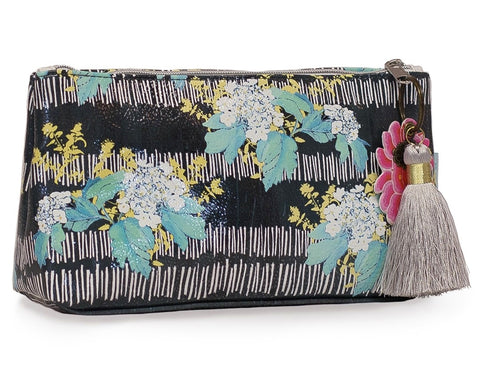 PAPAYA! Art Still Life Floral Accessory Pouch Clutch Makeup Bag (10" x 5") - Belle Fleur Boutique